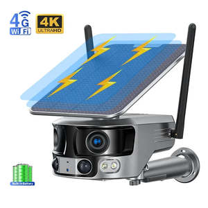 High Quality <b>Wifi</b> 4K Waterproof <b>Outdoor</b> CCTV <b>Camera</b> with Night Vision and 4G Sim Card <b>Security</b> Solar Panel System - Product Image 5