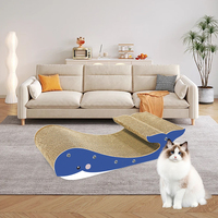 Grind durable papier ondulé chat jouet bois Sisal Type arbre à chat populaires vendeurs chauds dauphin conception usine chat griffoir