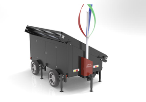 Système de surveillance mobile solaire portable C500-7M, remorque CCTV, étanche IP65 - Product Image 4