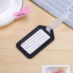 Etiqueta de Equipaje Promocional de Regalo, Personalizada con Logotipo Impreso en Serigrafía, PVC Transparente, Portátil, Fácil Identificación, para Check-in - Product Image 5