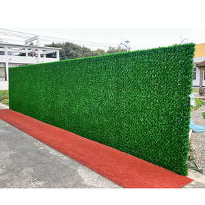 Lfl nhân tạo dây lưới CuộN hàng rào nhân tạo giả màu xanh lá cây thông kim hàng rào tường sân trang trí hàng rào cỏ - Product Image 2