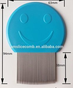 Terminator-peine de Piojos de acero inoxidable para mascotas, sin Nit, para la cabeza, antipulgas - Product Image 6