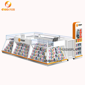 Sang trọng thân thiện với môi bền điện thoại sửa chữa & phụ kiện <span class=keywords><strong>kiosk</strong></span> với LED chiếu sáng cho trung tâm mua sắm tùy chỉnh kích thước - Product Image 3