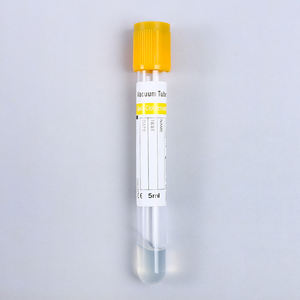 Provetta per Prelievo di Sangue Sottovuoto in PET con Gel e Attivatore del Coagulo, Coperchio Giallo, Certificata CE, Prezzo di Fabbrica - Product Image 6