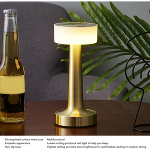 Interruptor táctil, luces <span class=keywords><strong>Led</strong></span> de noche para cabecera, luz de escritorio recargable, lámpara de mesa <span class=keywords><strong>Led</strong></span> <span class=keywords><strong>Usb</strong></span> recargable para restaurante y Hotel - Product Image 5