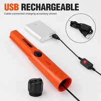 Détecteur de métaux portatif classé IP68, détecteur de métaux rechargeable par USB avec détection à 360 degrés et livraison gratuite