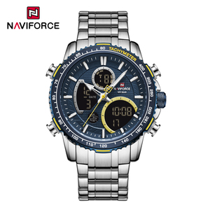 Reloj <span class=keywords><strong>NAVIFORCE</strong></span> 9182 para Hombre, el Mejor del Fabricante, Relojes Deportivos de Lujo, Reloj Masculino - Product Image 1
