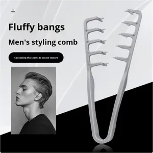Nuovo Pettine Volumizzante con Manico in Plastica ABS per Uomo e Donna, Copertura Capelli e Frangia, Effetto Volume - Product Image 2