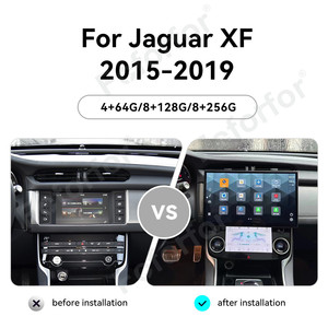 Foforfor 13.3inch Android13 Touch Screen Car Radio GPS Navigation AC <strong>Panel</strong> for Jaguar XF 2015-2019 with Carplay Android Auto - Product Image 2