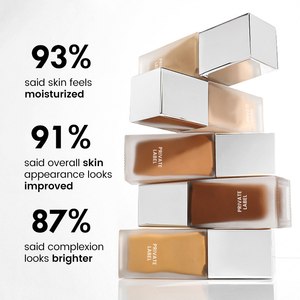 Serum collagen khoáng chất có logo tùy chỉnh, số lượng đặt hàng tối thiểu thấp, kem nền dạng lỏng che phủ hoàn hảo, tạo hiệu ứng bóng mượt, trang điểm dạng lỏng, kem nền thuần chay dành cho phụ nữ da đen - Product Image 4