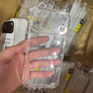Coque de téléphone transparente épaissie en TPU souple antichoc et anti-chute pour iPhone 17 16 <span class=keywords><strong>Pro</strong></span> - Product Image 5