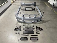 Upgrade Bodykit Mobil BMW Seri 3 E90 Tahun 2005-2008 ke Gaya MT, 3S E90 Pre-LCI ke Tampilan M Sport, Set Bumper Mobil dan Diffuser Belakang