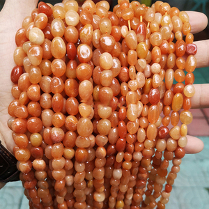 Gül kuvars kristal şifa takı yarı mamul ürünler doğal şekilli deliklerle ham taşlar boncuk ezilmiş taşlar toptan - Product Image 6