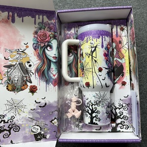 Dalam stok kustom logo Natal mimpi buruk bersinar vakum gelap terisolasi 40oz Tumbler cangkir bercahaya <span class=keywords><strong>mug</strong></span> dengan kotak hadiah - Product Image 4