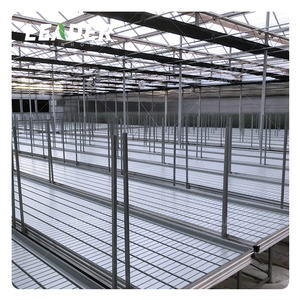 ม้านั่งล้อเลื่อนลอยน้ำสำหรับเรือนกระจกเพื่อการเกษตร,ม้านั่งในร่มแบบไฮโดรโพนิกส์พร้อมเสาอลูมิเนียม - Product Image 6