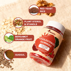 ओम ओम ओम ओम कोलेस्ट्रॉल का समर्थन करते हैं मिश्रित बेरी स्वाद कोलेस्ट्रॉल जटिल गुम्मीज कोलेस्ट्रॉल जटिल गुम्मस - Product Image 4