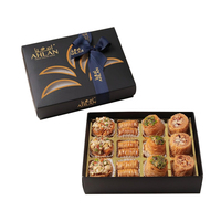Assortiment de boîtes d'emballage pour cadeaux de pâtisseries baklava turques de luxe personnalisées