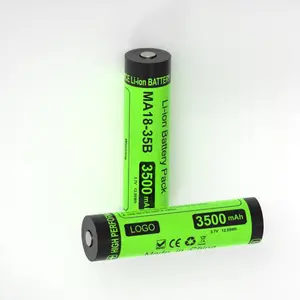Meinovo lithium ion Battery 18650 3.6v,18650 Battery 2600 Mah 3000mah for flashlight torch battery