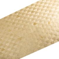 Placage de bois de parquet en forme de feuille de Ginkgo doré / pour design contemporain écologique certifié ISO, coupé en tranches, sur mesure pour hôtels