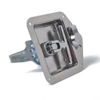Serrure de porte de remorque en acier inoxydable remorque caravane camion boîte à outils pliant T poignée serrure prix de gros à BAJUTU pour remorque Ebay