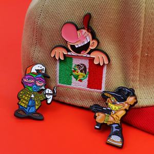 Spille per Cappelli in Metallo Messicano di Alta Qualità, Spille Classiche Personalizzate per Cappelli, Spille con Smalto Morbido e Cartellini - Product Image 5