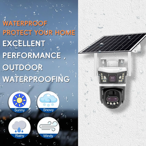 Cámara de Seguridad HD de 5MP con Doble Lente 4G y Zoom 10x, Cámara IP <span class=keywords><strong>para</strong></span> Exteriores con Panel Solar de 8W, Carga Automática, Alarma, Gran Angular, PTZ <span class=keywords><strong>V380</strong></span> <span class=keywords><strong>PRO</strong></span> - Product Image 6
