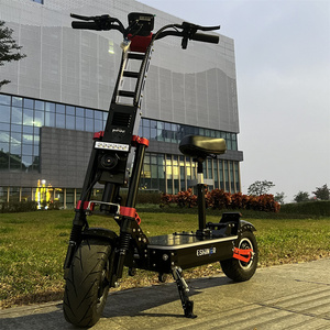 Trottinette électrique Geofought R8 à double moteur, 10000W, 72V, batterie au lithium 50Ah, 95 km/h, autonomie de 120 km, pneus de route de 13 pouces, pliable, pour adultes - Product Image 3
