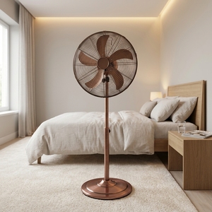 Günstiger Digitaler Metall-Turmventilator mit Fernbedienung Geräuscharm <span class=keywords><strong>3D</strong></span>-Modell - Für Haushalt & Außenbereich - Product Image 4