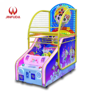 Machine de jeu d'arcade de tir au basket-ball d'intérieur à monnayeur, avec panier en métal et système électronique, type <span class=keywords><strong>boxe</strong></span> - Product Image 1