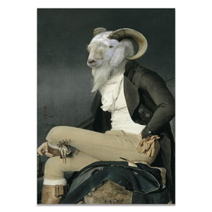 Póster abstracto de Animal para decoración de entrada, pintura en lienzo con estampado de elefante, León, <span class=keywords><strong>cebra</strong></span>, para pared - Product Image 3
