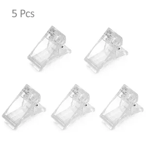 Transparent Acrylic Nail Art Clip Quick Shaping Gel Nail Tips Clip Nail ExtensionUVClip Nail Art Styling <b>Tool</b> Set - Product Image 6