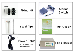 Petite machine de remplissage de liquides à commande numérique, pompe à 4 buses pour applications boisson et cosmétique, garantie 1 an - Product Image 6