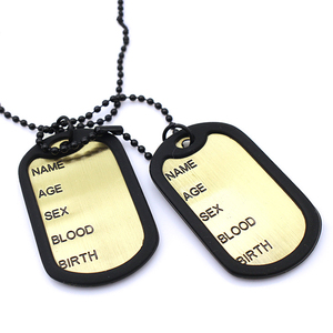 Etiquetas de perro en blanco, cadena de cuello para grabado/sublimación, etiquetas de perro huecas con cadenas/grabado, etiquetas de nombre bonitas para perro para gato - Product Image 2