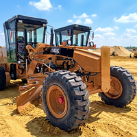 Motoniveladora Confiable 422D-140K, 128kW, 174Hp, Motor C7, Cuchilla de 3.7m, Máquina de Construcción de Servicio Pesado para Carreteras en Venta