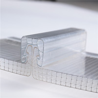 Feuille de polycarbonate U Lock pour toit de mur de maison verte Épaisseur standard Fabricant de plastique Fournisseurs