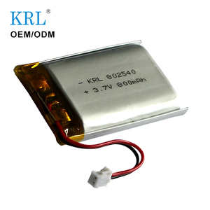 Batteries LiPo rechargeables 3,7 V 802446 920 mAh en gros d'usine, cellules de batterie polymère au lithium en pochette pour appareil de beauté et masseur facial - Product Image 1