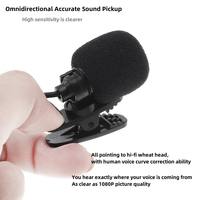 Mikrofon Lavalier Kerah Jepit Berkabel Sarafox GM21 Portable External Type-C Hands-Free untuk Sound Card Speaker