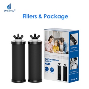 2 gói Carbon khối nước lọc thay thế cho trọng lực nước hệ thống lọc loại bỏ vi khuẩn Florua Clo microplastics - Product Image 6