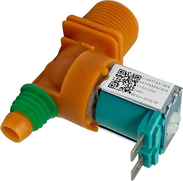 DC62-30314V Cold Water Inlet Solenoid Valve Samsung Washing Machine Replacement Part 3992464 AP5966634 PS11719664 EAP11719664