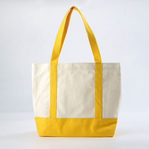 Blank <b>large</b> canvas tote <b>bag</b> with customizable printed logo and <b>large</b> capacity shopping <b>bag</b> - Product Image 5