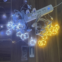 Luces de Cortina Navideñas de 3x3m, Luz Blanca Fría, Control Remoto USB, 8 Modos, Cable de Cobre, Guirnalda de Luces para Ventana, Decoración Navideña