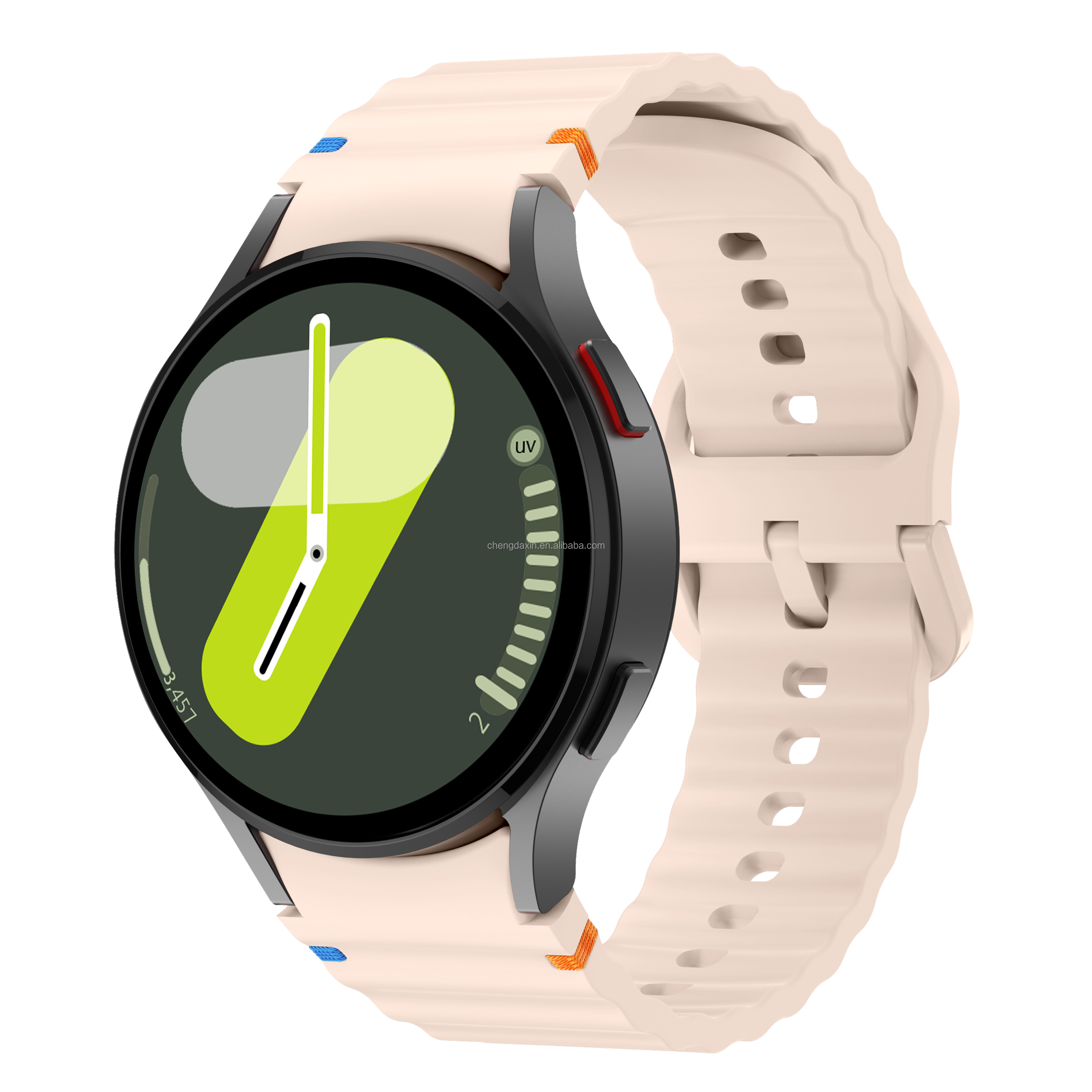 Быстросъемный силиконовый ремешок для Samsung Galaxy watch 7 6 5 4 40/4 мм Cassic 43 47 мм 5 Pro 45 мм