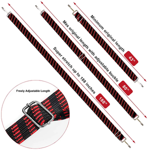 <span class=keywords><strong>Corde</strong></span> à bagages en caoutchouc élastique de longueur de réglage de haute qualité avec cordons élastiques à crochets - Product Image 5