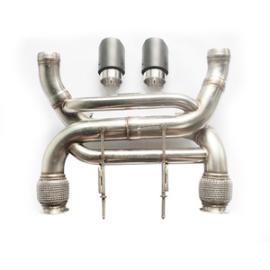 Sistema de Escape Completo Vortex de Acero Inoxidable para Mclaren 720S 4.0 2017-2023, Tubo de Escape, Silenciador, Puntas de Fibra de Carbono - Product Image 2