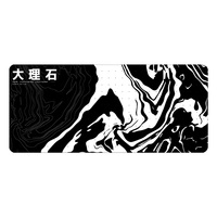 Tapis de bureau personnalisé Liquid Line XXXL, tissu polyester imperméable, tapis de souris pour jeux, tapis de bureau, tapis de souris à sublimation avec design de lignes