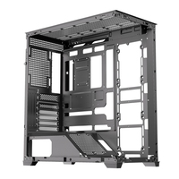 TB02 Mid Tower PC ATX Gaming Computer Case Tempered Glass Front & Side High Airflow ARGB Sync