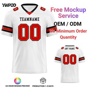 Jersey Sepak Bola Tim Massal OEM ODM Cetak Sesuai Permintaan Tambahkan Logo Kustom Nama Pribadi Atletik FBJ02-24017015 - Product Image 1