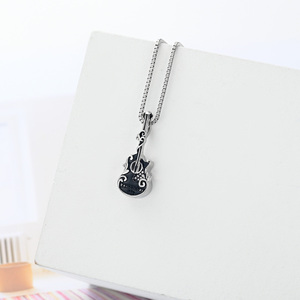 สร้อยคอใส่เถ้ากระดูกกีตาร์ดนตรีสำหรับผู้ชายผู้หญิง - Product Image 6