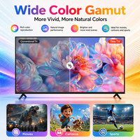 Smart TV de 55/65/75/85 Pulgadas 4K UHD HDR LED con Control Remoto por Voz, Wi-Fi, Modo de Juego y TV para Baño, para Sala de Estar