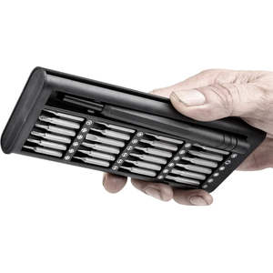 Lot de 24 tournevis multifonctions de qualité professionnelle avec surface en oxyde noir pour la réparation de téléphones portables et d'ordinateurs - Product Image 2